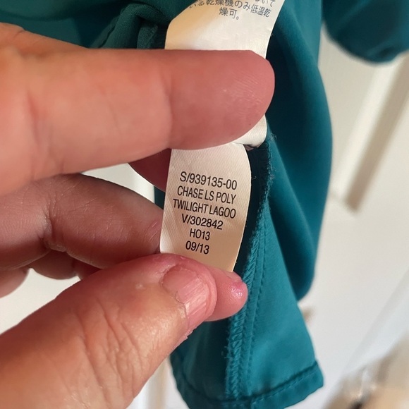 Old Navy XL scope necked blouse. Lagoon blue color - Picture 8 of 10